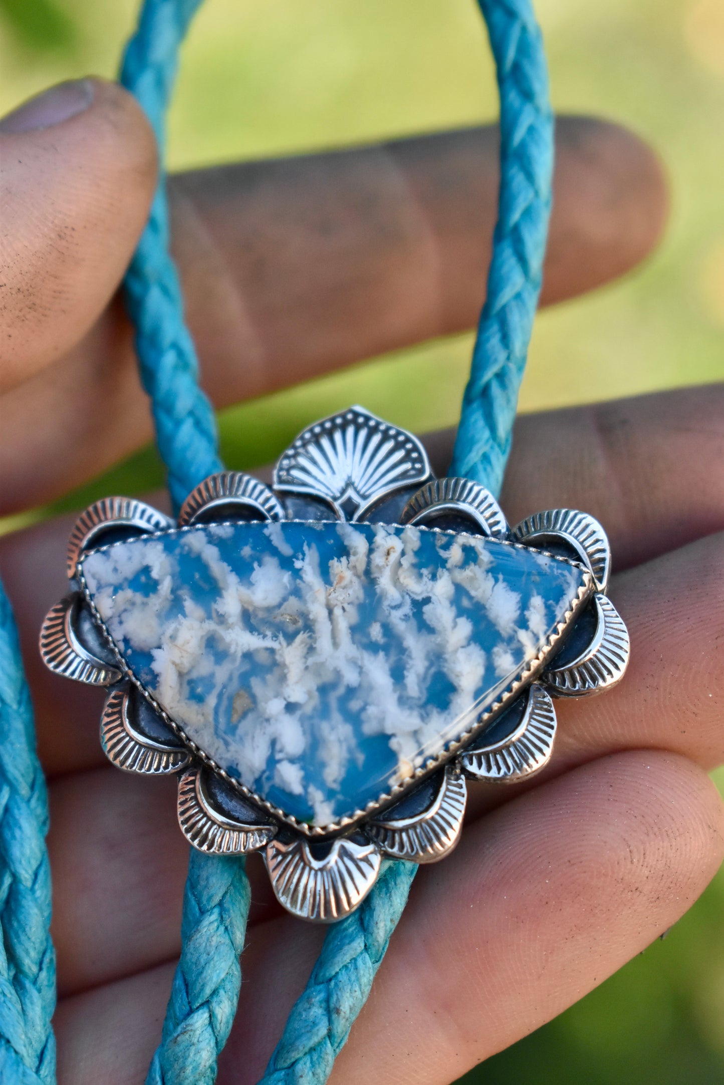 Summer Clouds Bolo Tie