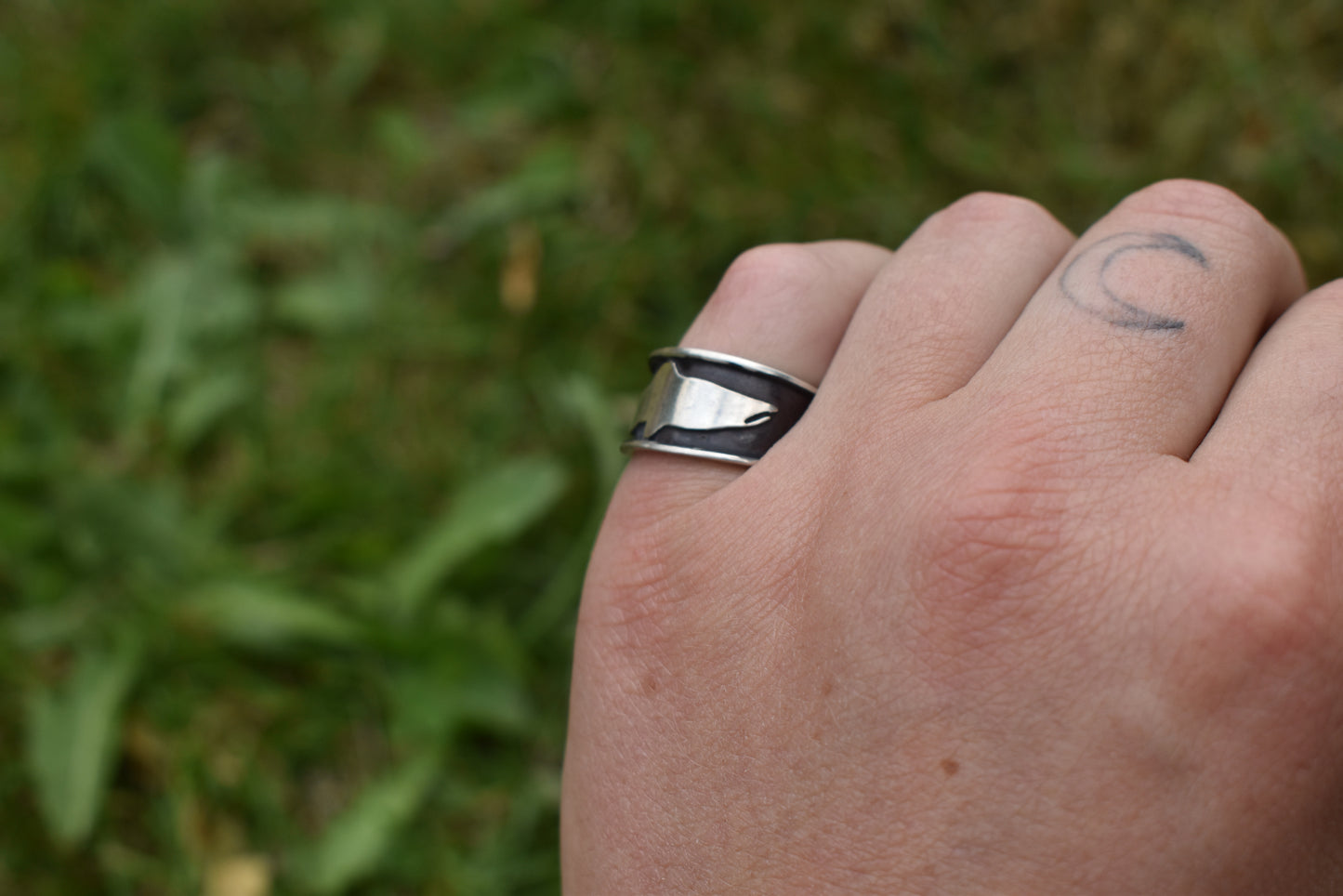 Adjustable Salmon Ring Sizes 7-8