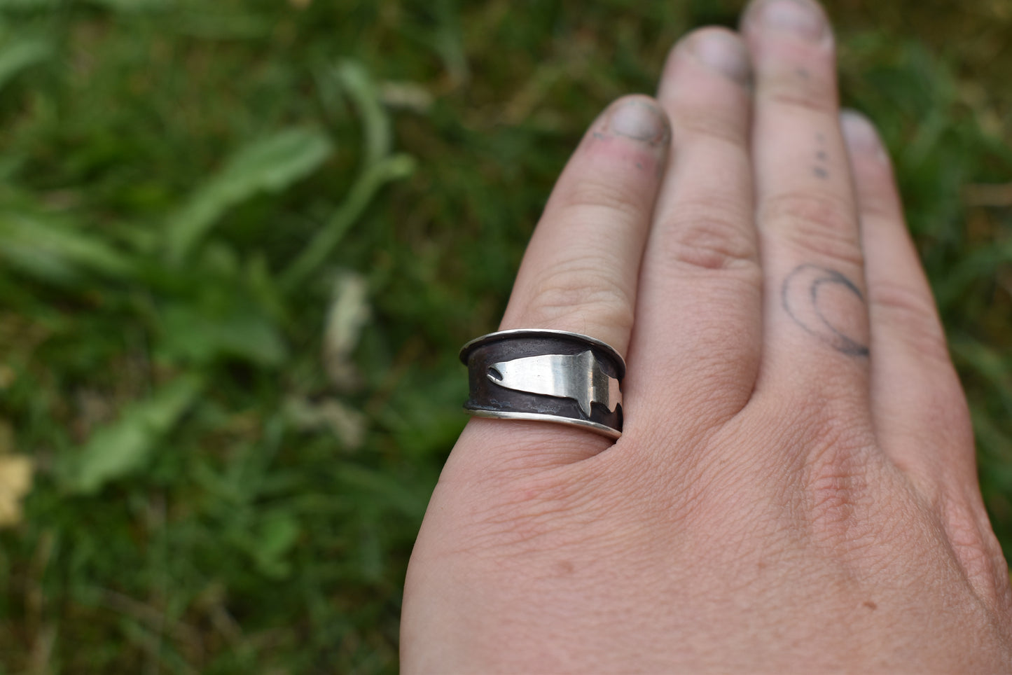 Adjustable Salmon Ring Sizes 6.5-7.5