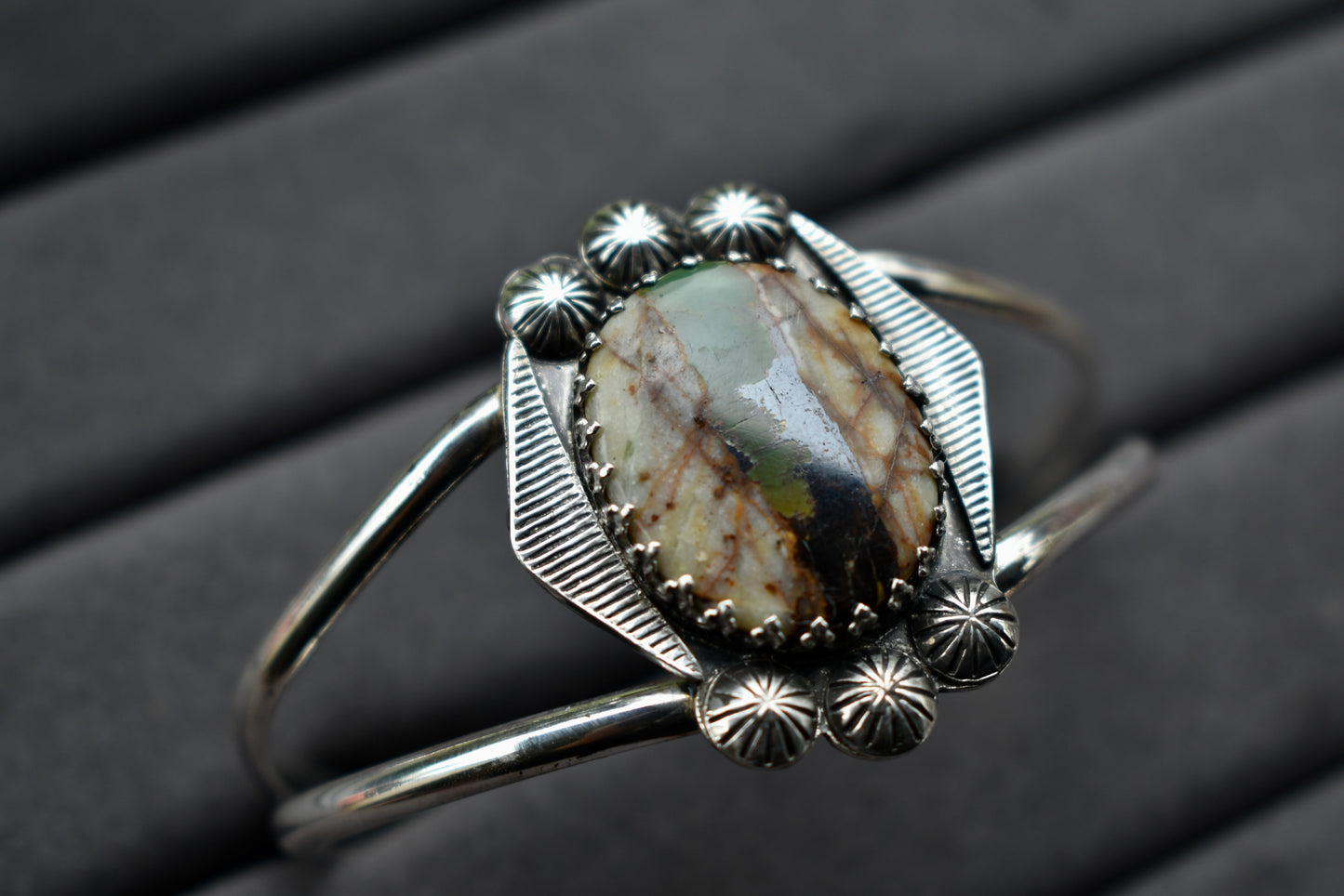 Royston Ribbon Turquoise Cuff