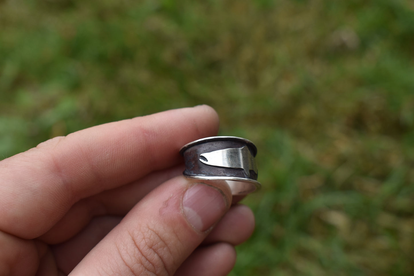 Adjustable Salmon Ring Sizes 6.5-7.5