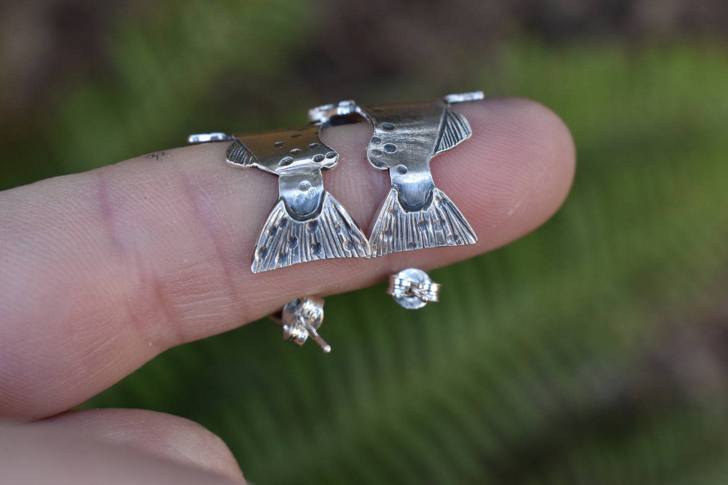 Made to Order: Little Silver Salmon Hoops