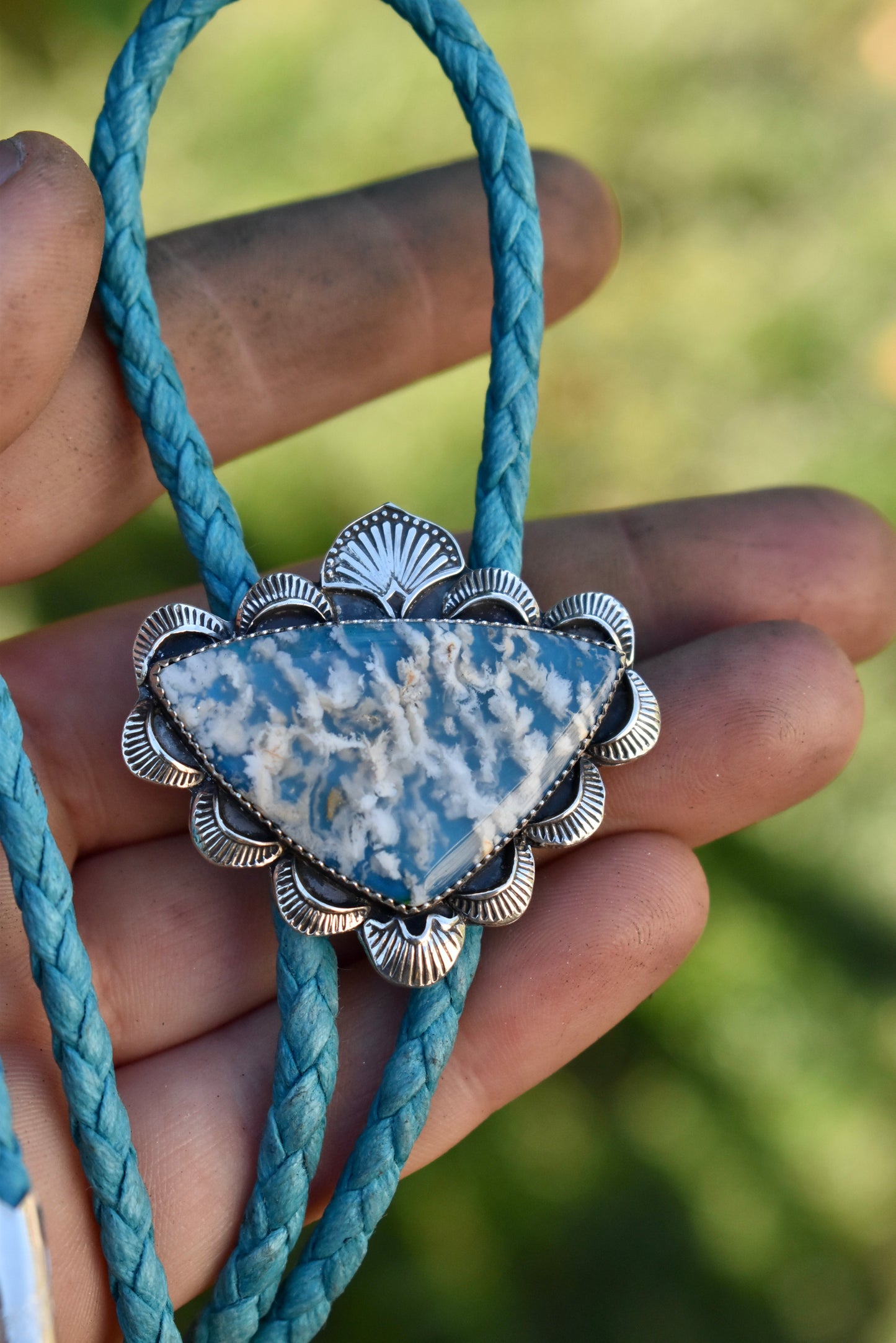 Summer Clouds Bolo Tie