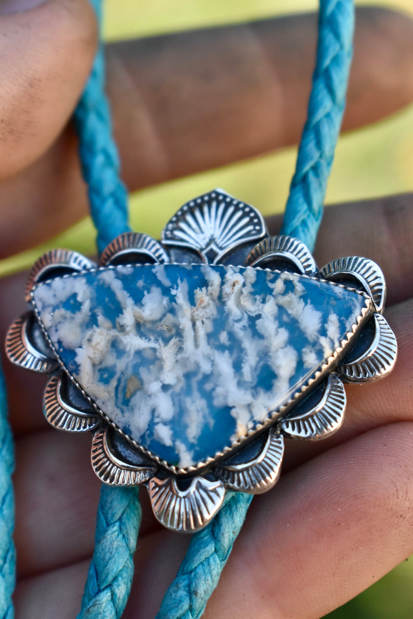 Summer Clouds Bolo Tie