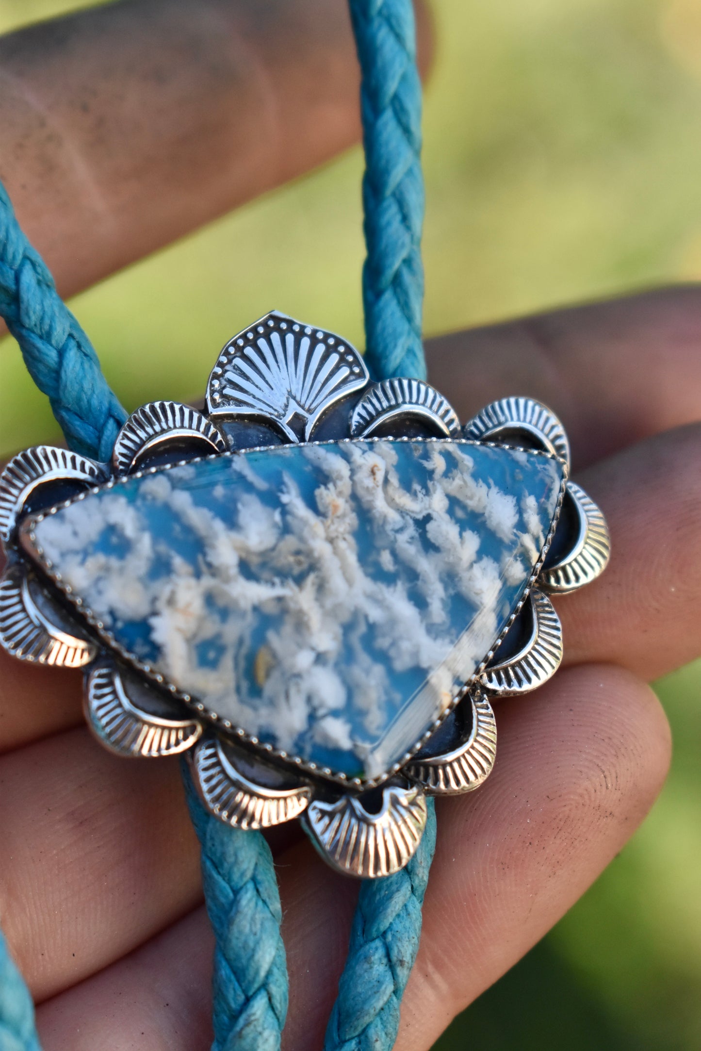 Summer Clouds Bolo Tie