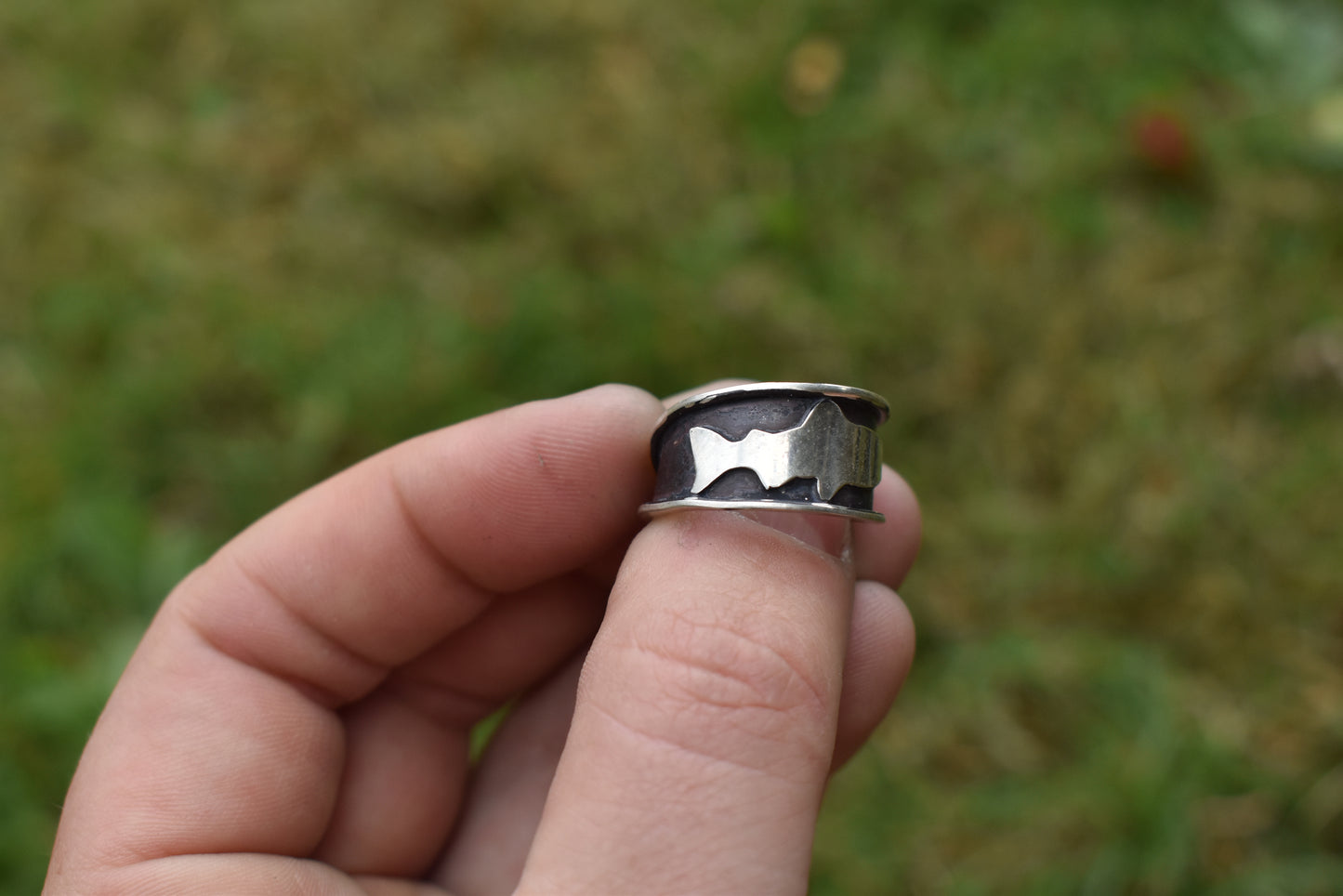 Adjustable Salmon Ring Sizes 7-8