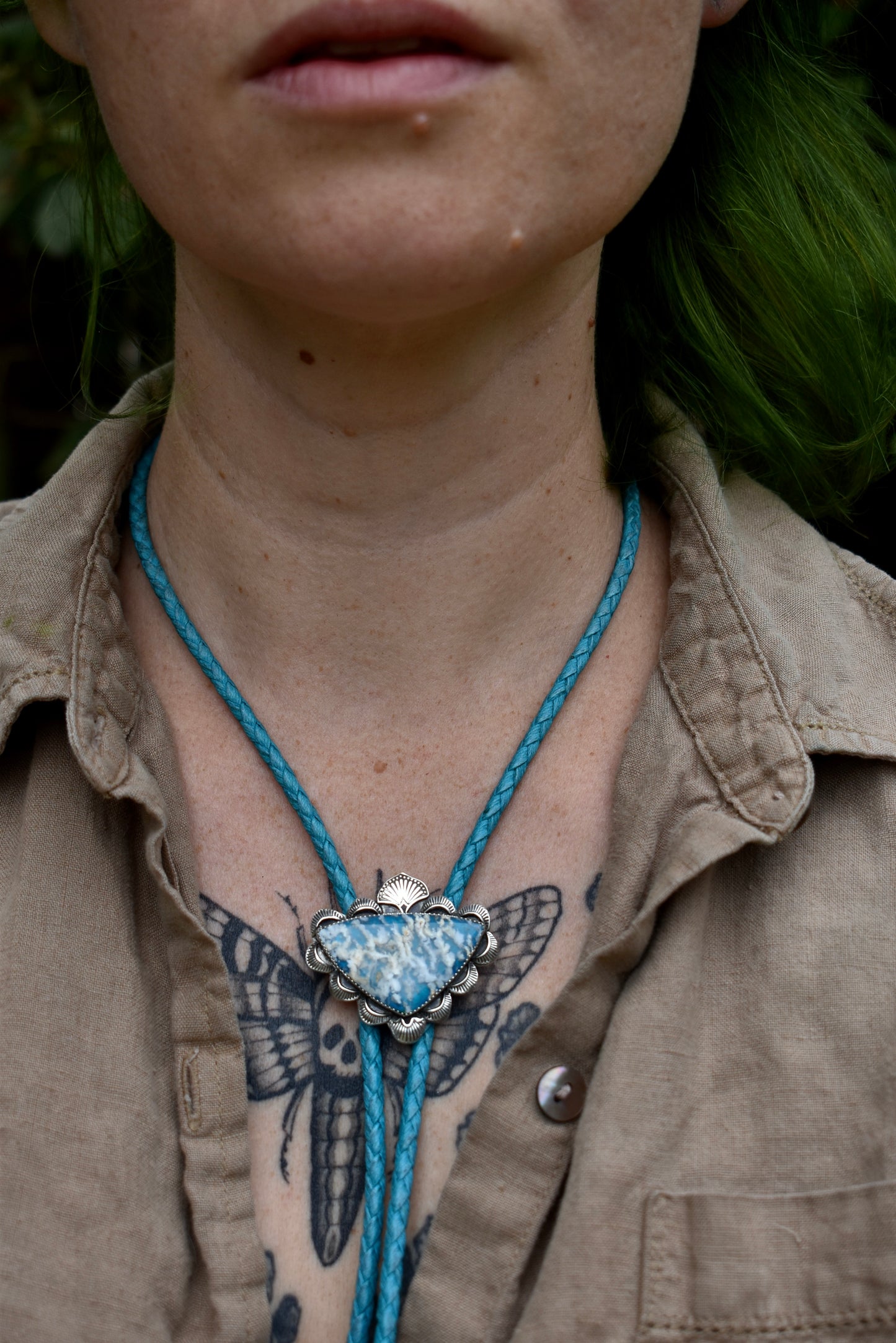 Summer Clouds Bolo Tie