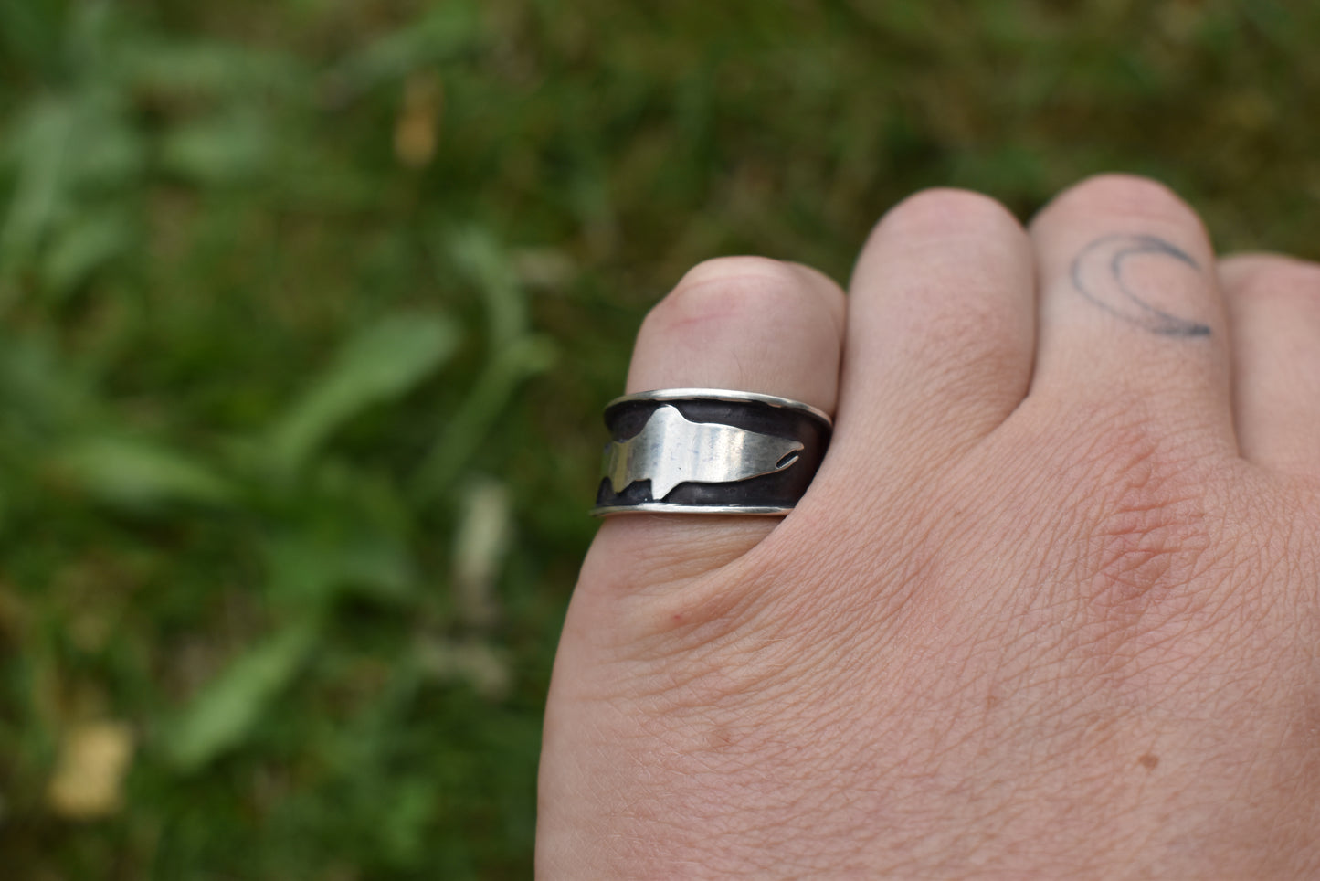 Adjustable Salmon Ring Sizes 7-8