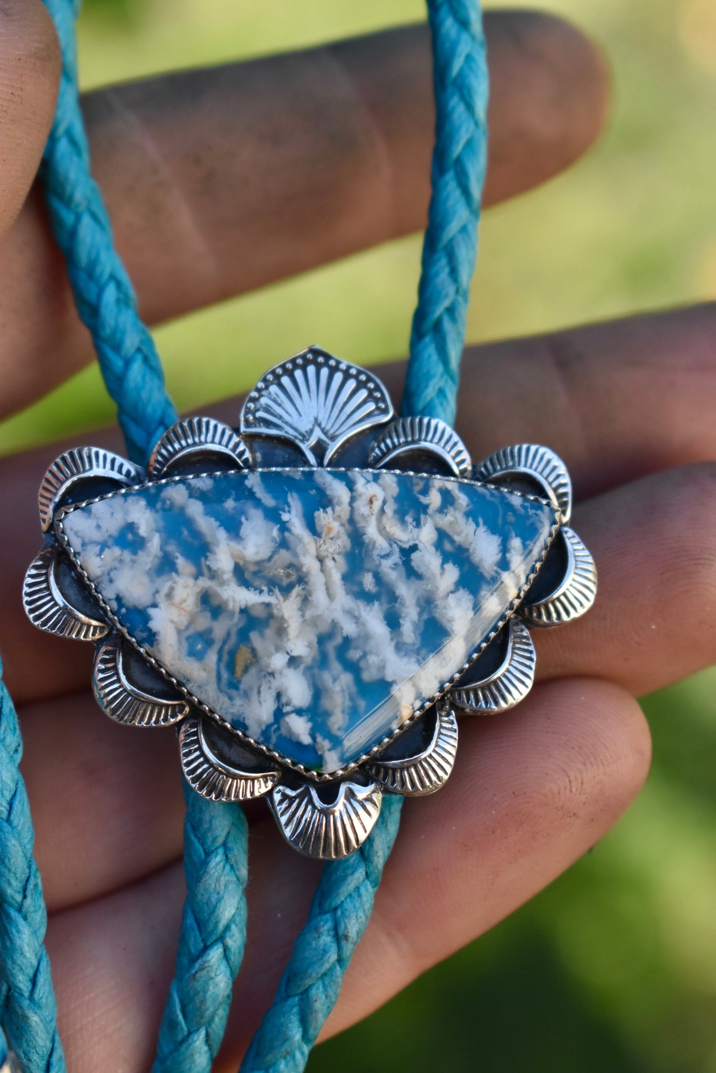 Summer Clouds Bolo Tie