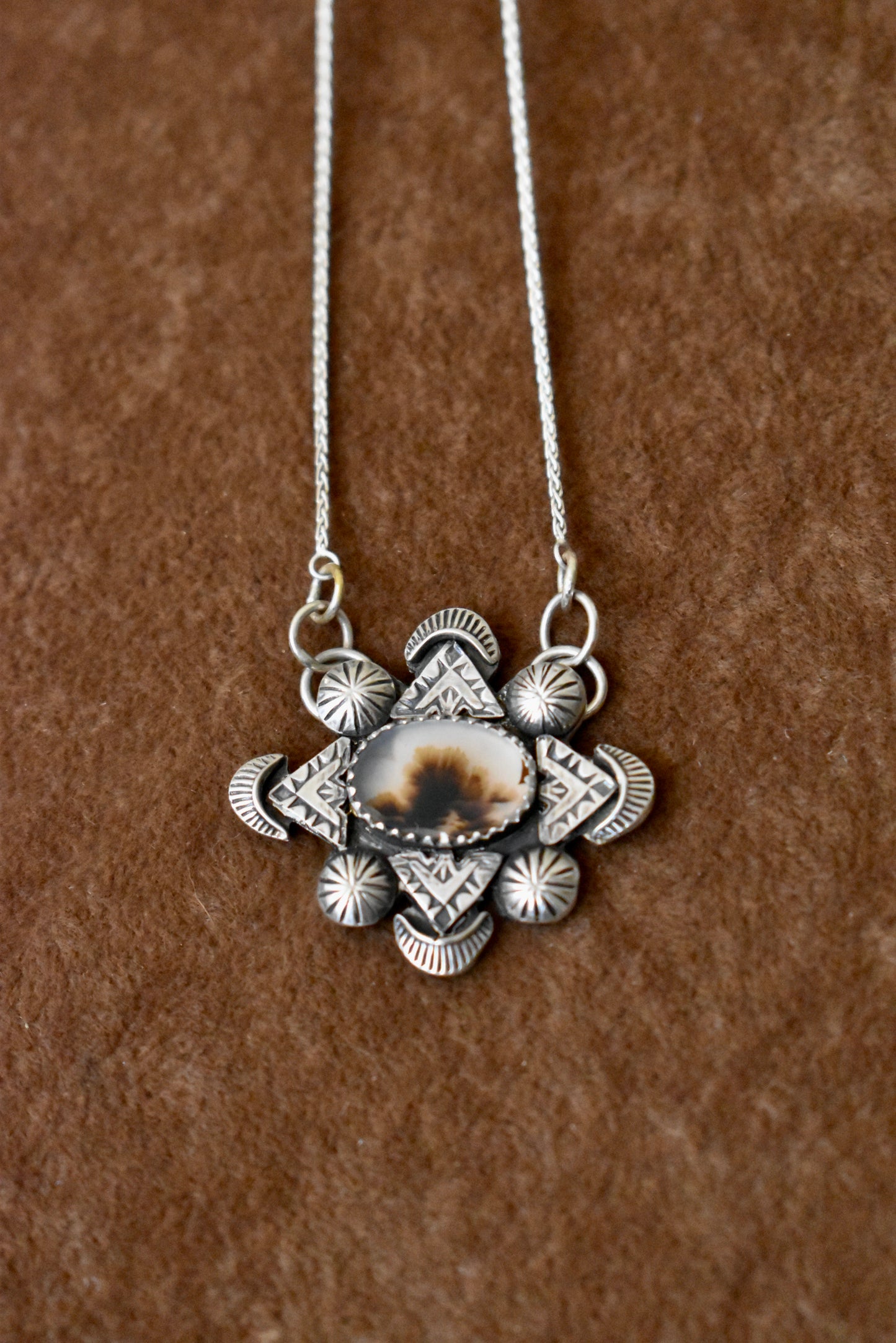Dendritic Agate Pendant
