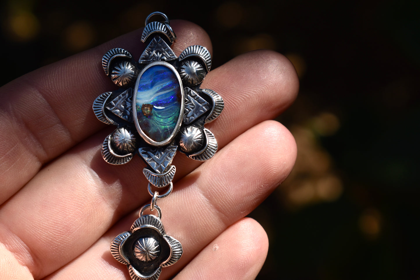 Boulder Opal Pendant