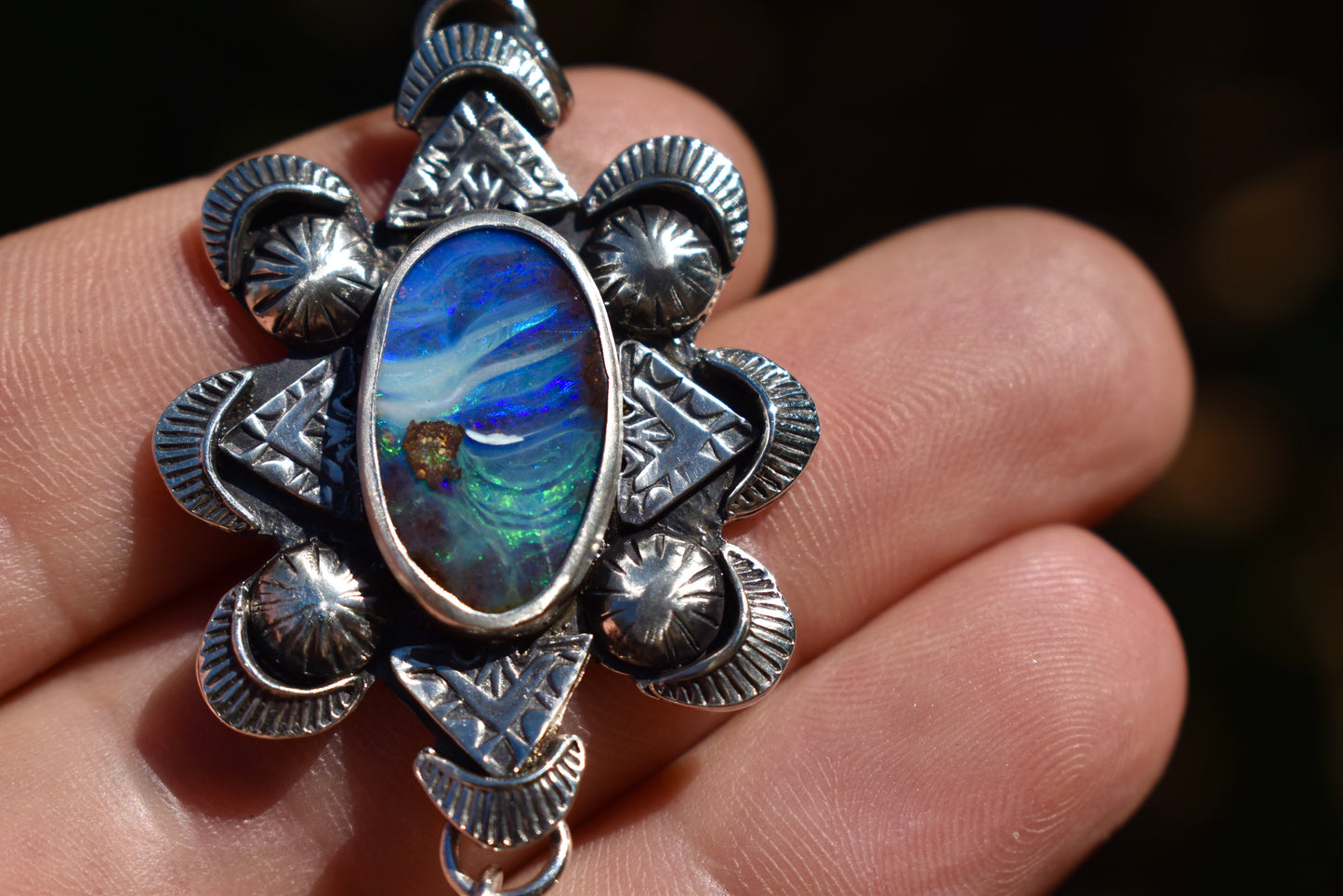 Boulder Opal Pendant