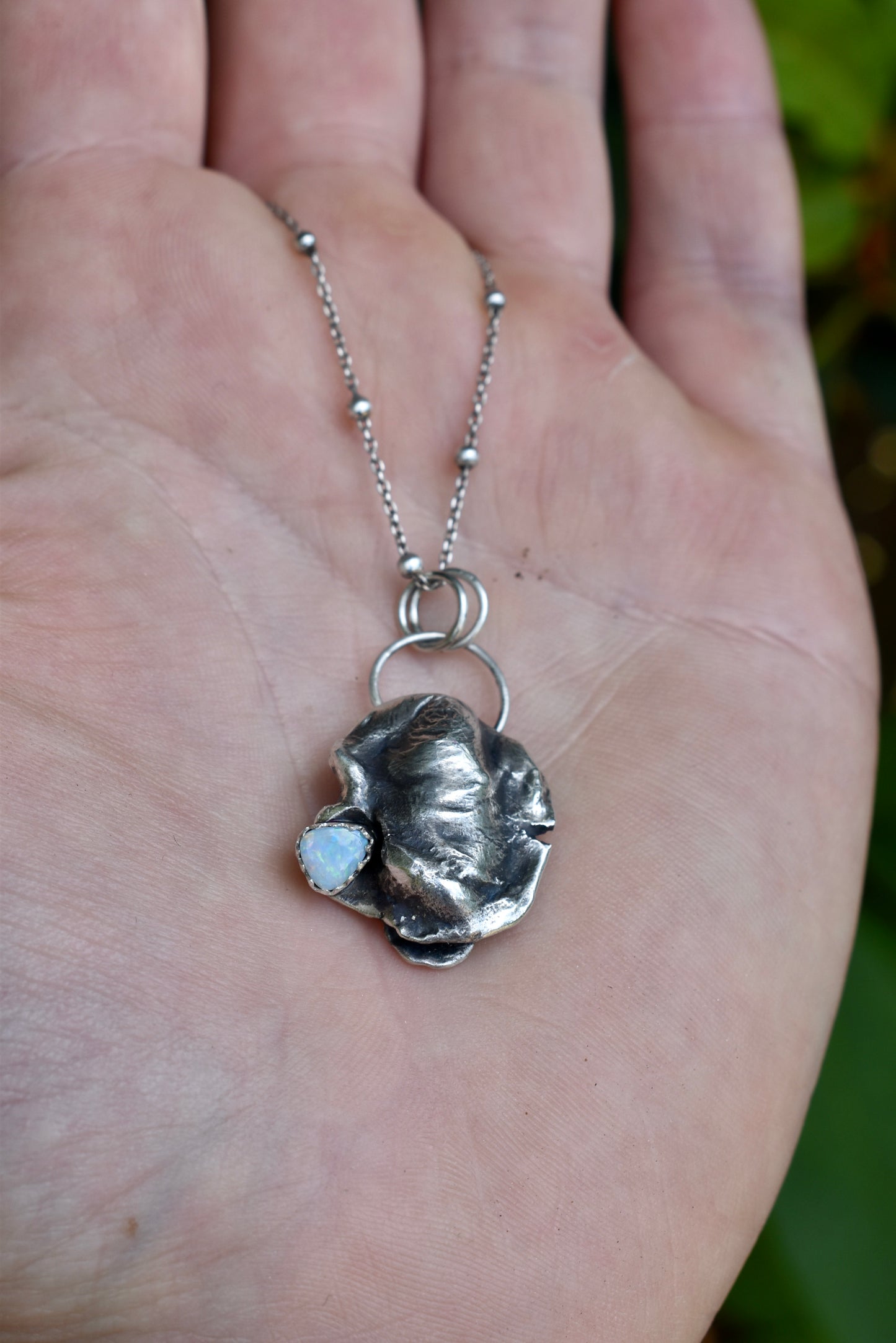 She Sells Seashells Pendant with Opal