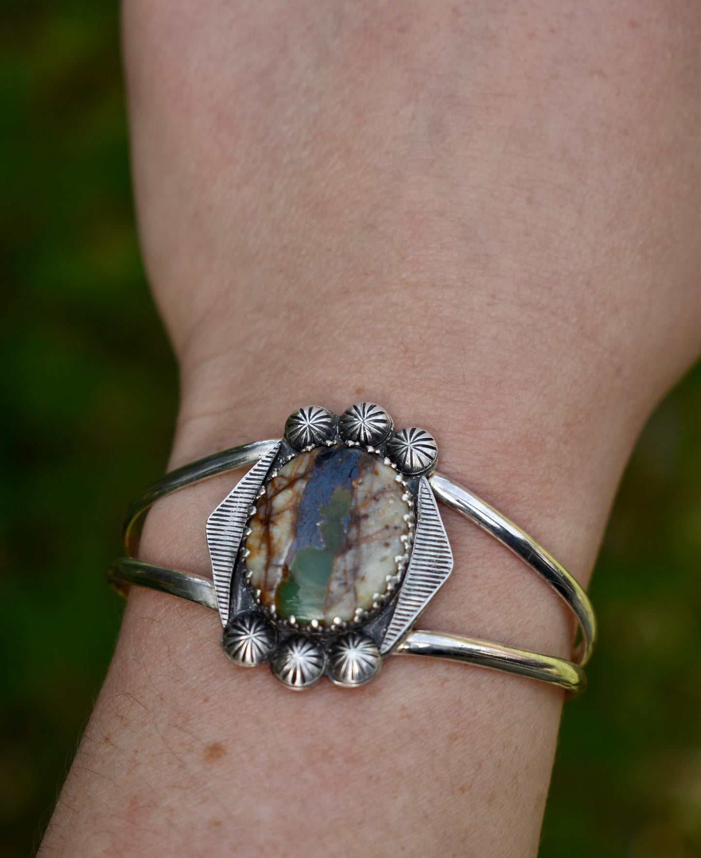 Royston Ribbon Turquoise Cuff