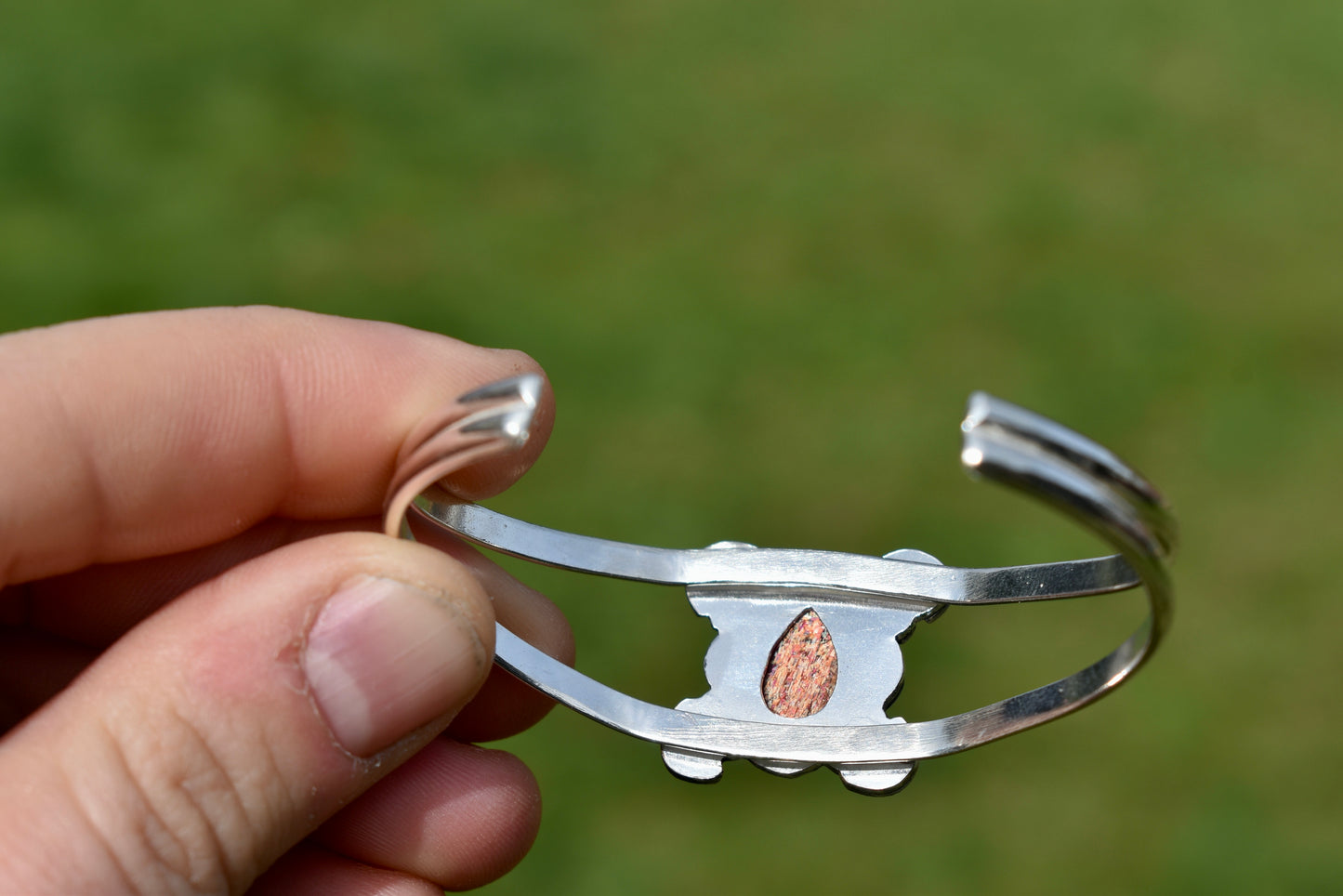 Madras Sunstone Silver Cuff