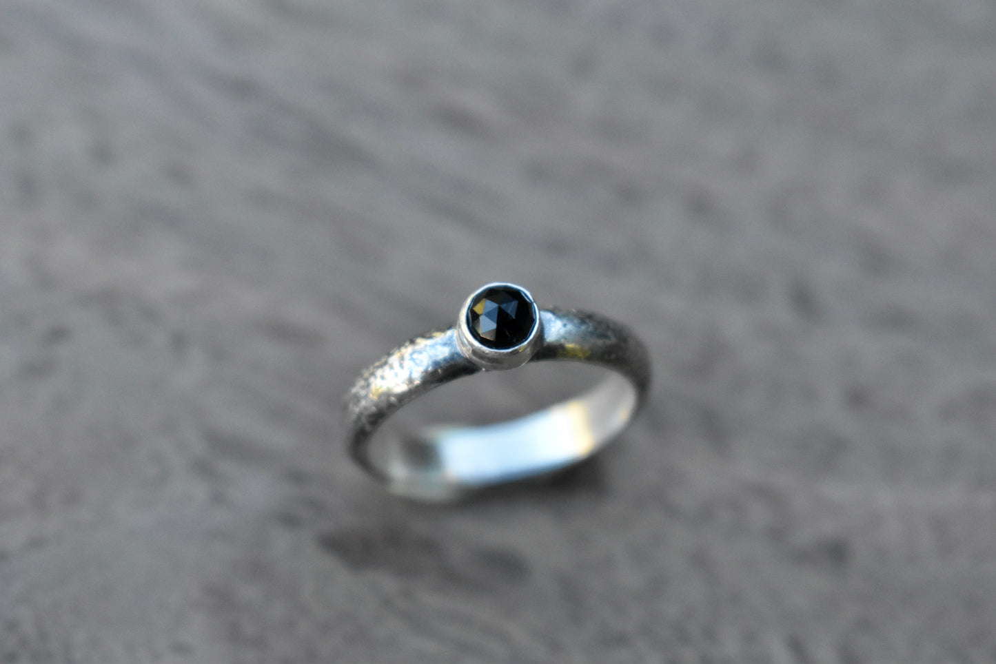 Black Onyx Gemmy Ring Size 8