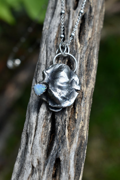 She Sells Seashells Pendant with Opal