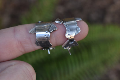 Made to Order: Little Silver Salmon Hoops