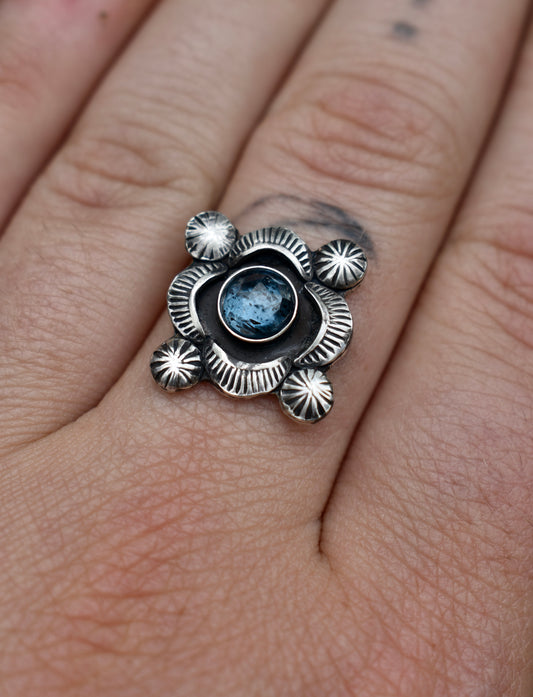 Kyanite Gemmy Ring Finished in Your Size