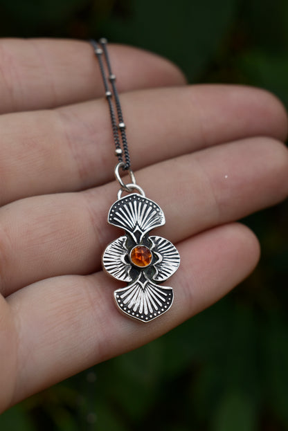 Madeira Citrine Bloom Gemmy Pendant