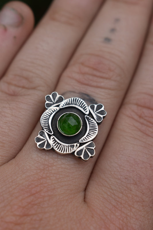 Chrome Diopside Gemmy Ring Finished in Your Size