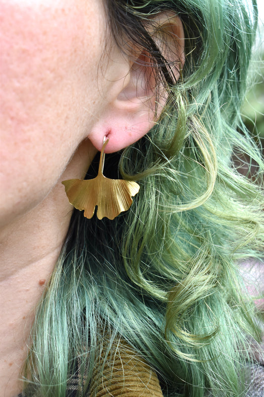 Ginkgo Earrings