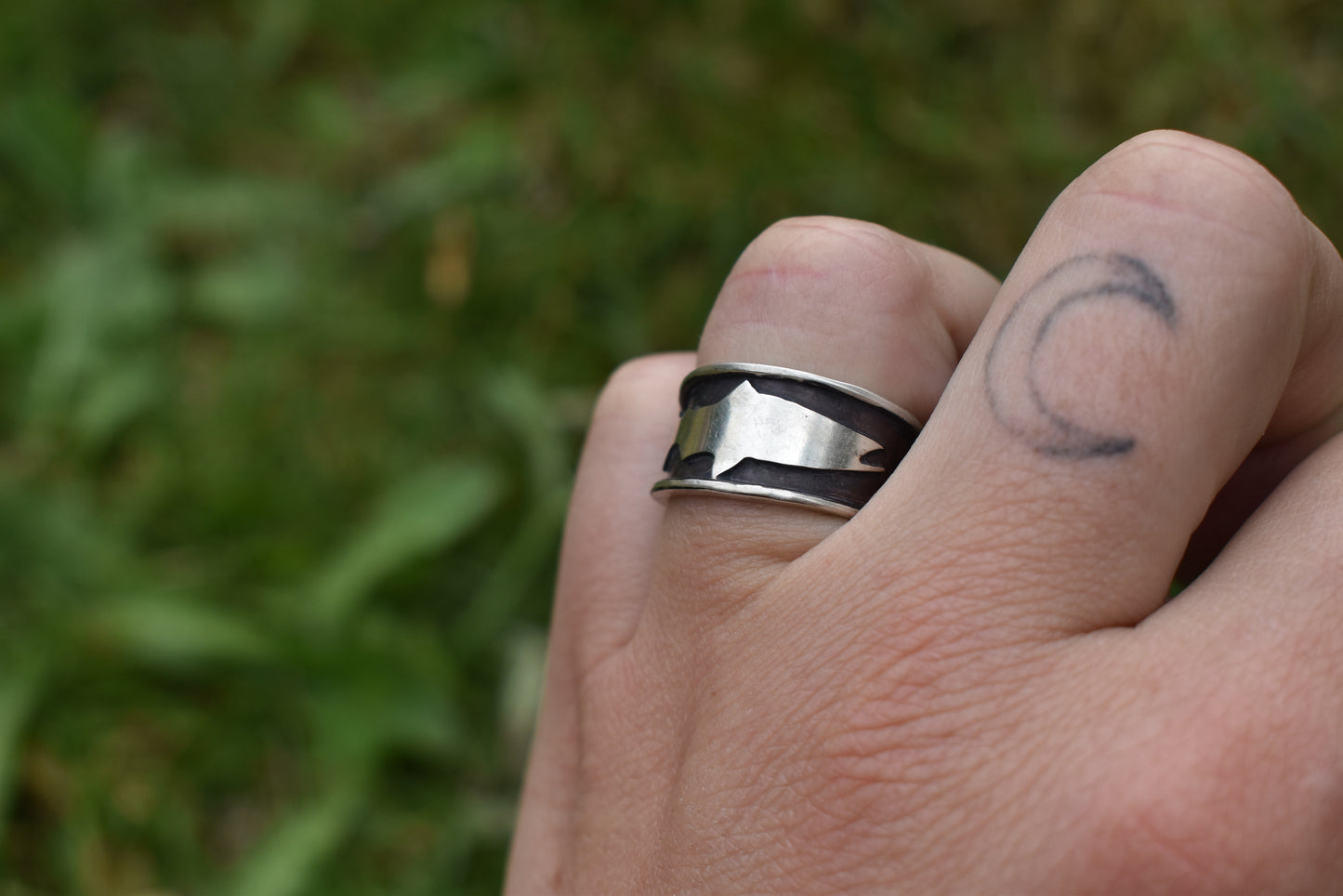 Adjustable Salmon Ring Sizes 7-8