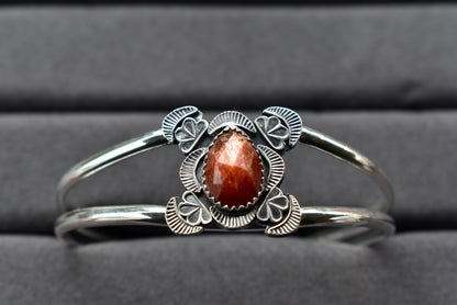 Madras Sunstone Silver Cuff