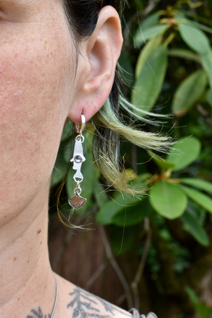 London Blue Topaz Salmon Earrings