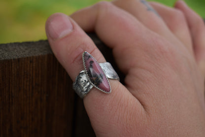 Rhodochrosite Ring Size 10