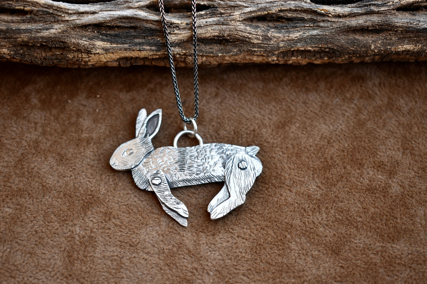 Made to Order Kinetic Rabbit Pendant
