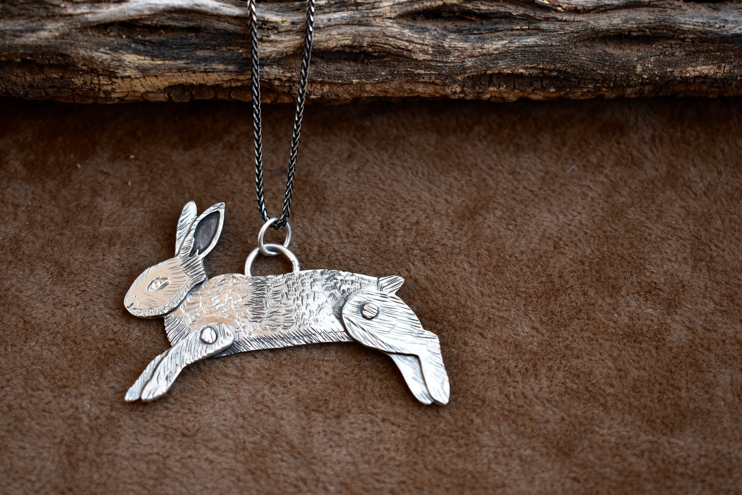 Made to Order Kinetic Rabbit Pendant