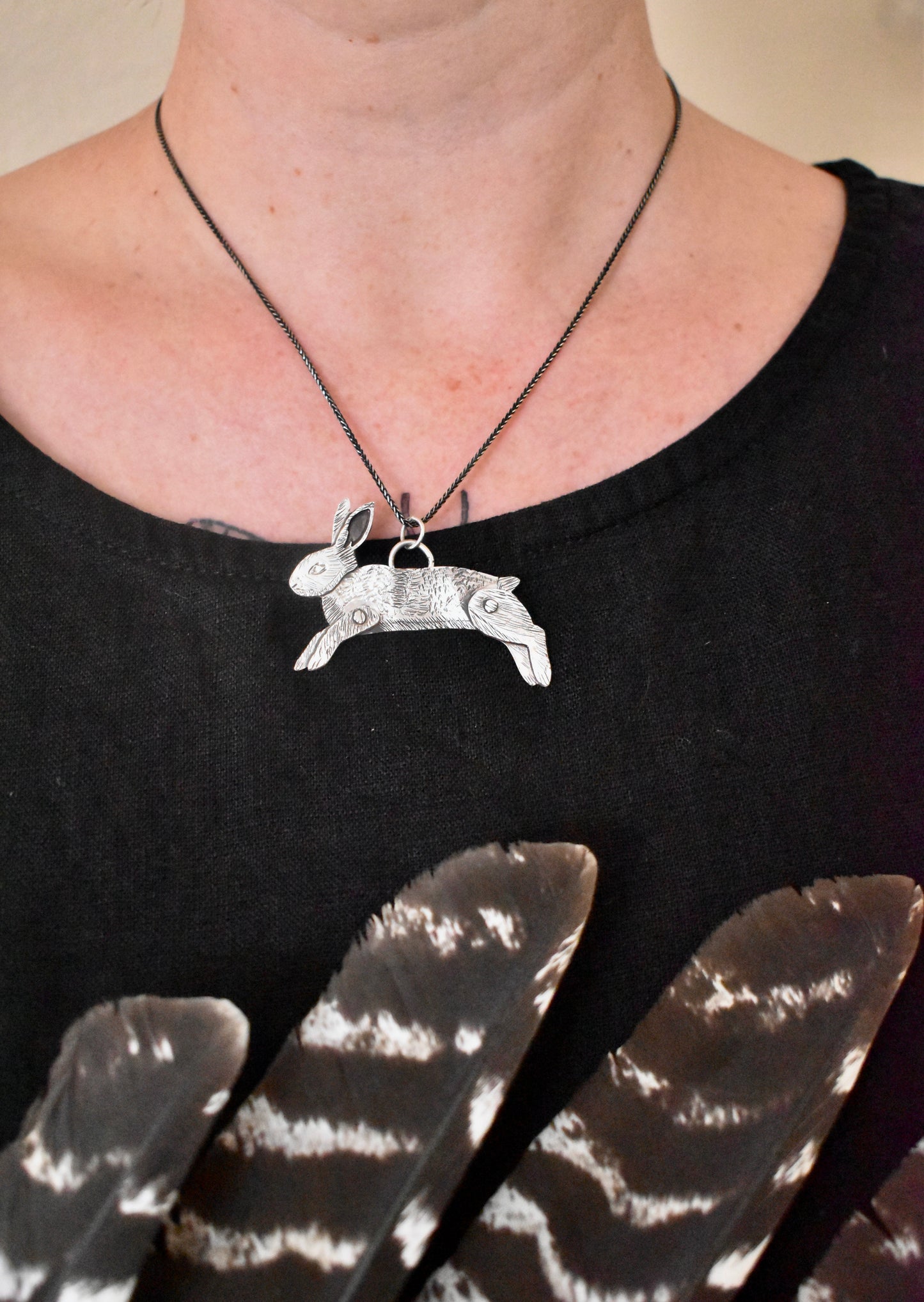 Made to Order Kinetic Rabbit Pendant