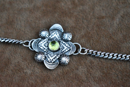 Preorder Peridot Stamped Choker