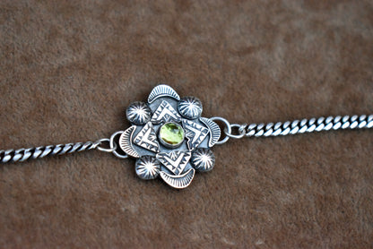Preorder Peridot Stamped Choker