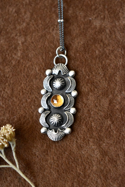Spring Bloom Citrine Pendant