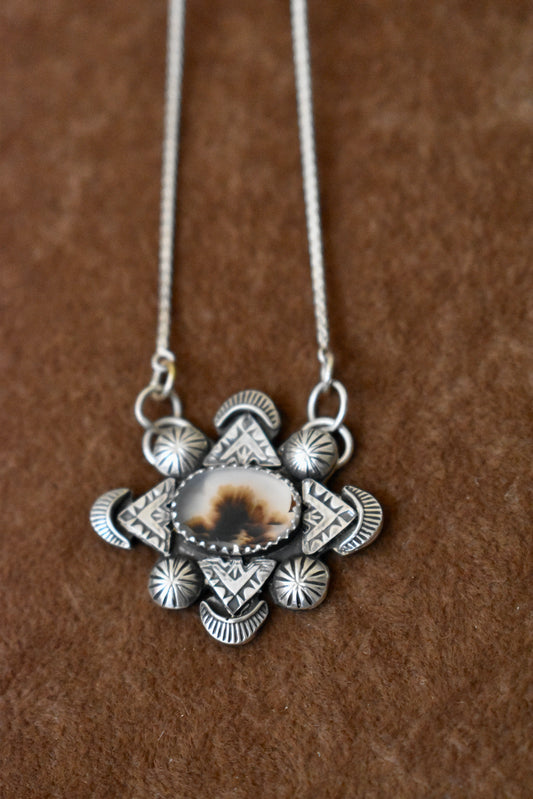 Dendritic Agate Pendant
