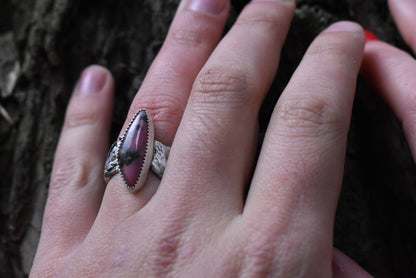 Rhodochrosite Ring Size 10