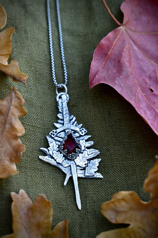 Sword on the Forest Floor Pendant