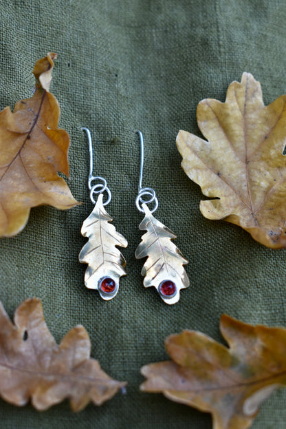 Fallen Oak Leaf Earrings Presale