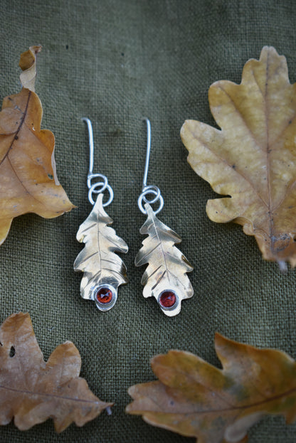 Fallen Oak Leaf Earrings Presale