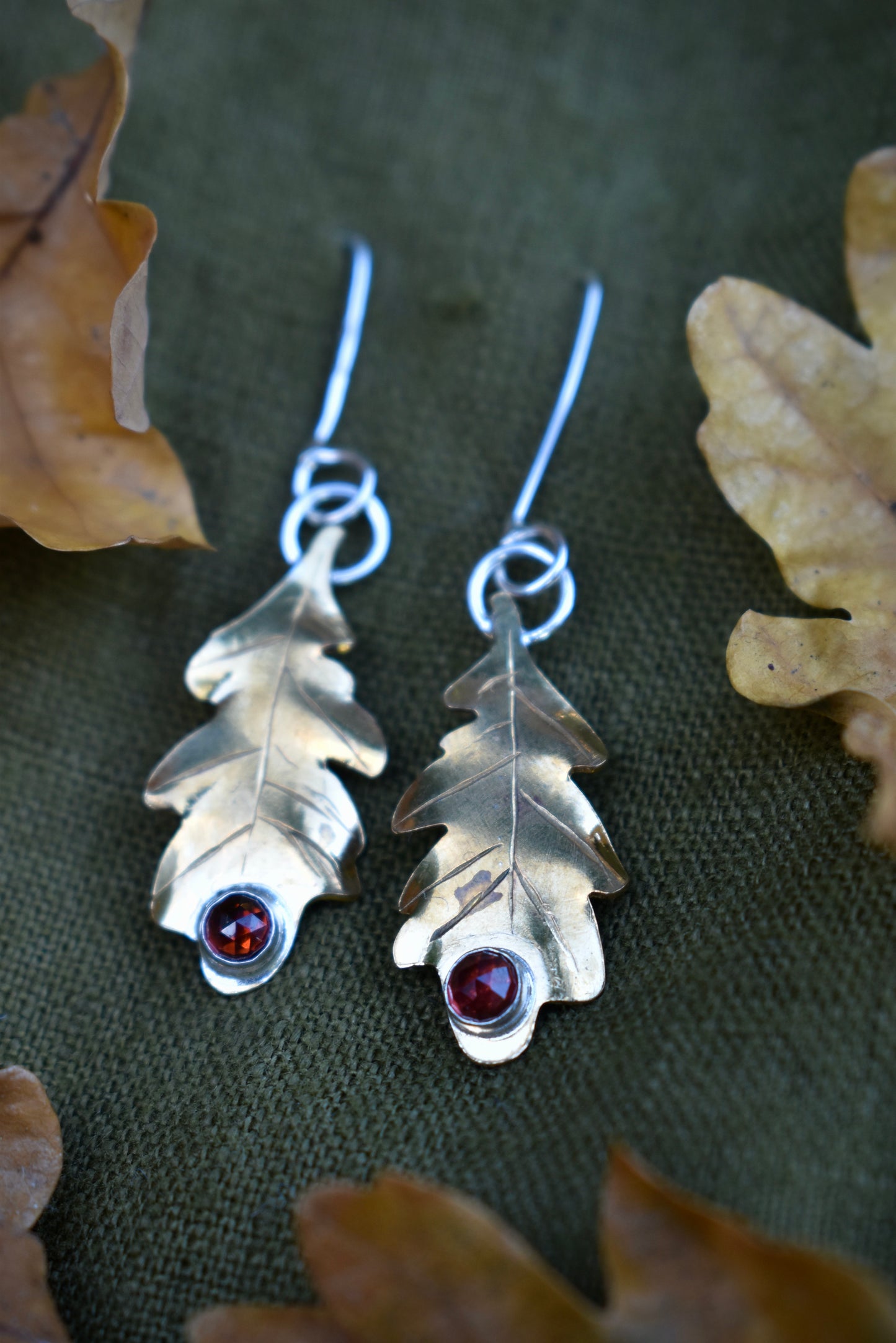 Fallen Oak Leaf Earrings Presale