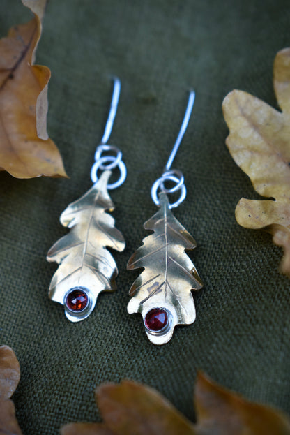 Fallen Oak Leaf Earrings Presale