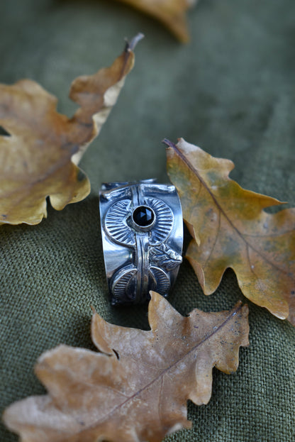 Adjustable Sword Saddle Ring Size 10