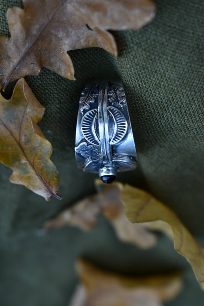 Adjustable Sword Saddle Ring Size 10