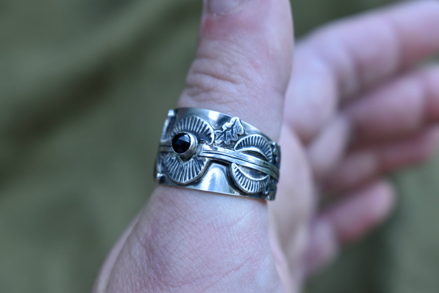 Adjustable Sword Saddle Ring Size 10