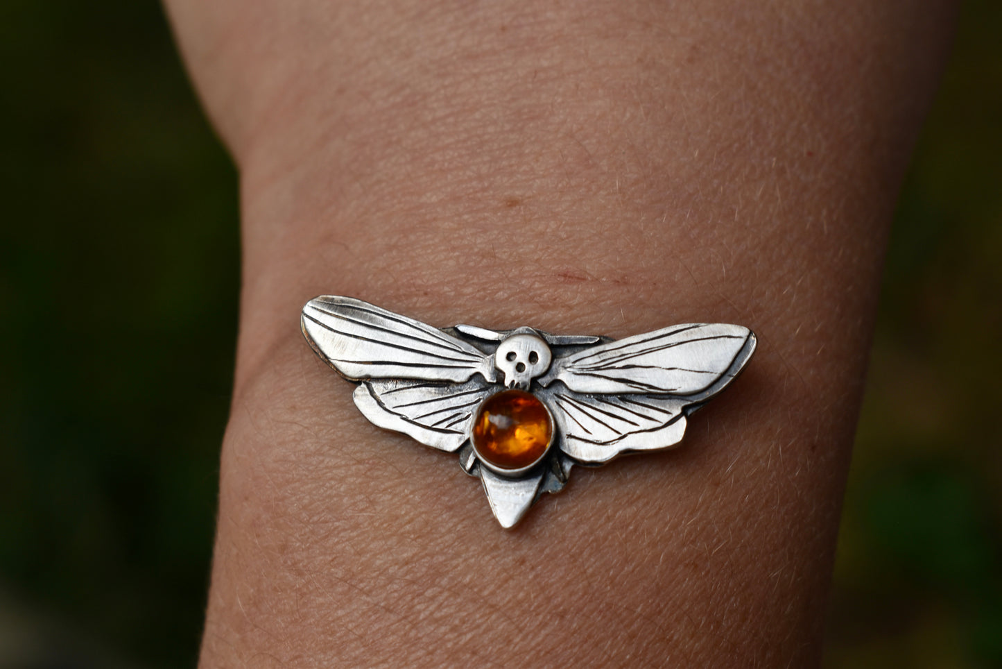 Choose Your Style! Death's Head Hawk Moth with Baltic Amber