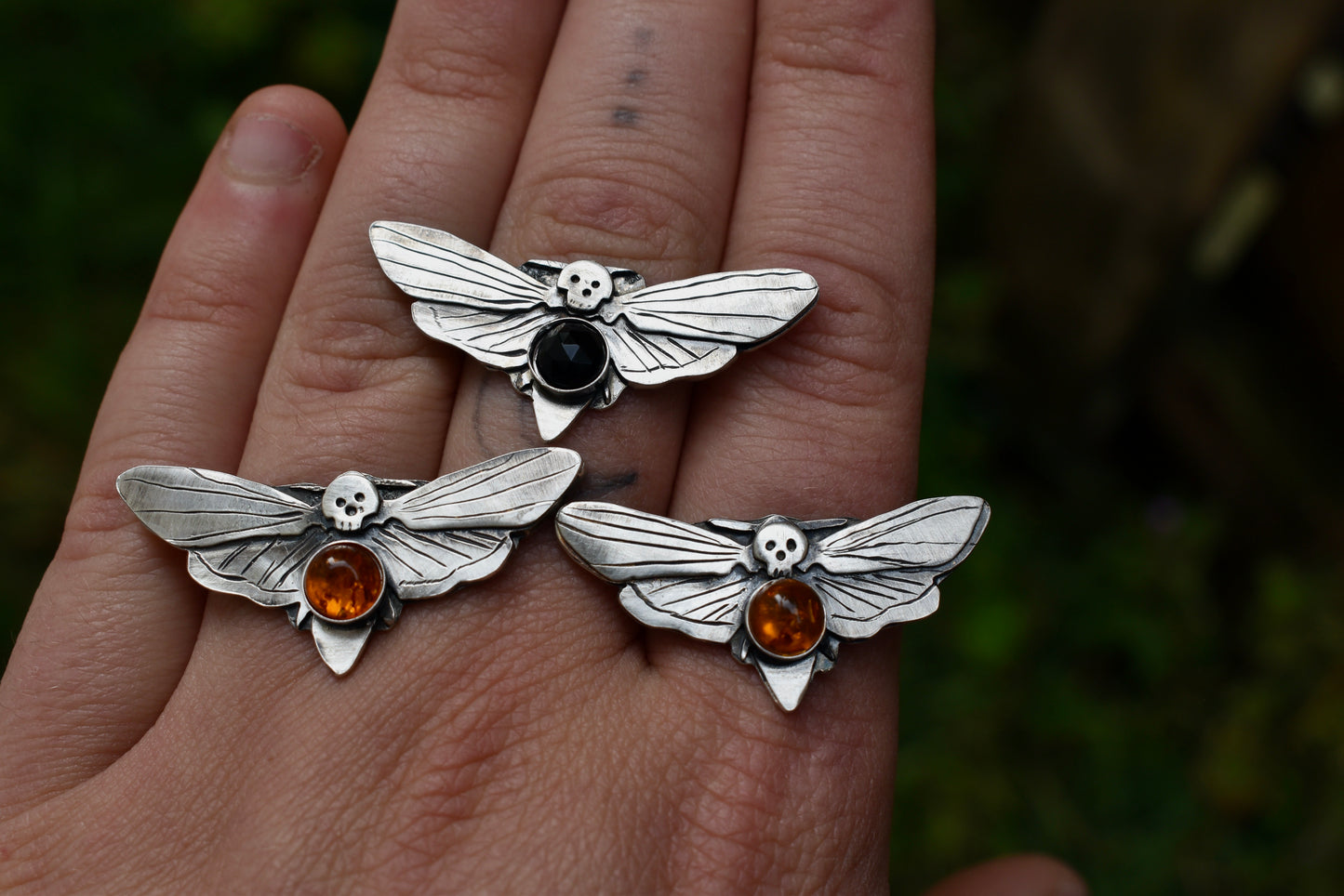 Choose Your Style! Death's Head Hawk Moth with Onyx