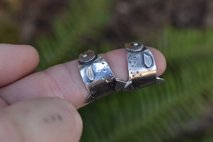 Made to Order: Little Silver Salmon Hoops
