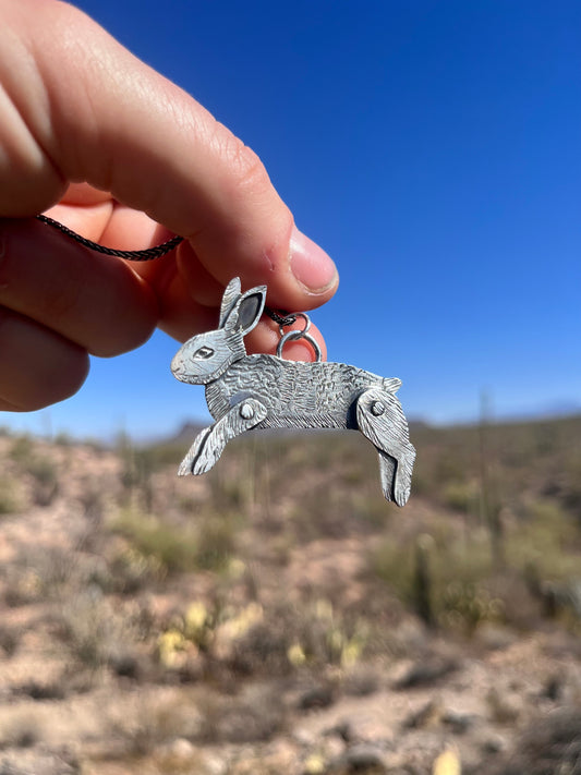 MTO Kinetic Rabbit Pendant